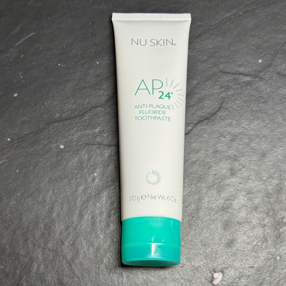 Nu Skin AP 24 Anti-Plaque Fluoride Toothpaste 6oz 170g Vanilla Mint New Sealed